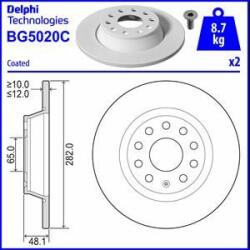 DELPHI Disc frana DELPHI BG5020C (BG5020C) - automobilus