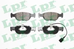 LPR set placute frana, frana disc LPR 05P652 (05P652)