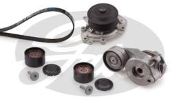 GATES Pompa apa + Set curea transmisie cu caneluri GATES Micro-V® KP17PK2035-2 (KP17PK2035-2)