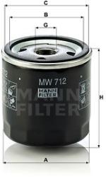 Mann-filter Filtru ulei MANN-FILTER MW 712 (MW 712) - automobilus