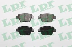 LPR set placute frana, frana disc LPR 05P1608 (05P1608)