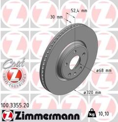 ZIMMERMANN Disc frana ZIMMERMANN COAT Z 100.3355. 20 (100.3355.20)