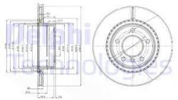 DELPHI Disc frana DELPHI BG3901C (BG3901C) - automobilus
