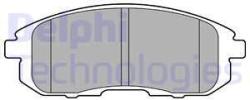 DELPHI set placute frana, frana disc DELPHI LP2148 (LP2148)