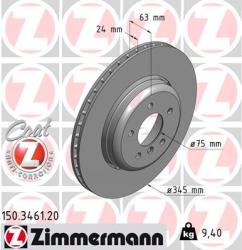 ZIMMERMANN Disc frana ZIMMERMANN COAT Z 150.3461. 20 (150.3461.20)