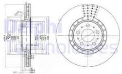 DELPHI Disc frana DELPHI BG9783C (BG9783C) - automobilus