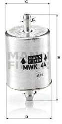 Mann-filter filtru combustibil MANN-FILTER MWK 44 (MWK 44) - automobilus