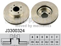 NIPPARTS Disc frana NIPPARTS J3300324 (J3300324)