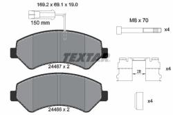 TEXTAR set placute frana, frana disc TEXTAR Q+ 2446703 (2446703)