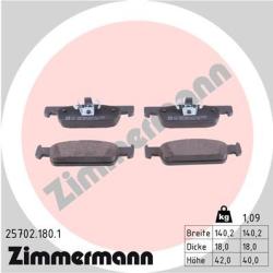 ZIMMERMANN set placute frana, frana disc ZIMMERMANN 25702.180. 1 - automobilus