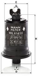 Mann-filter filtru combustibil MANN-FILTER WK 614/24 x (WK 614/24 x) - automobilus