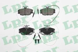 LPR set placute frana, frana disc LPR 05P422 (05P422)