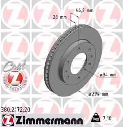 ZIMMERMANN Disc frana ZIMMERMANN COAT Z 380.2172. 20 (380.2172.20)