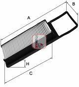 SOFIMA Filtru aer SOFIMA S 3232 A (S 3232 A) - automobilus