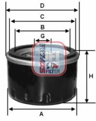 SOFIMA Filtru ulei SOFIMA S 1100 R - automobilus