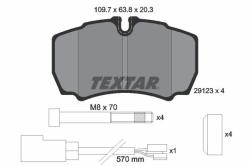 TEXTAR set placute frana, frana disc TEXTAR 2912307 (2912307)