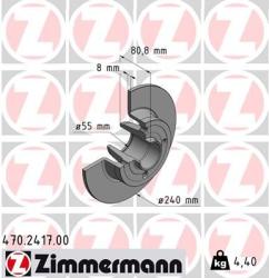 ZIMMERMANN Disc frana ZIMMERMANN 470.2417. 00 (470.2417.00) - automobilus