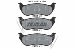 TEXTAR set placute frana, frana disc TEXTAR 2435501 (2435501)