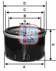 SOFIMA Filtru ulei SOFIMA S 3545 R (S 3545 R) - automobilus