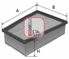 SOFIMA Filtru aer SOFIMA S 2032 A (S 2032 A) - automobilus