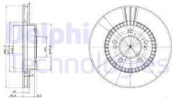 DELPHI Disc frana DELPHI BG3061 (BG3061) - automobilus