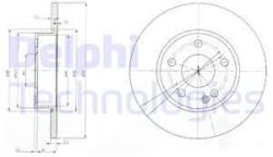 DELPHI Disc frana DELPHI BG3840 (BG3840) - automobilus