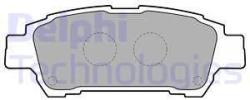 DELPHI set placute frana, frana disc DELPHI LP1710 (LP1710)