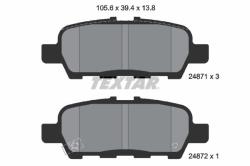 TEXTAR set placute frana, frana disc TEXTAR 2487101 (2487101)