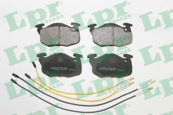 LPR set placute frana, frana disc LPR 05P384 (05P384)