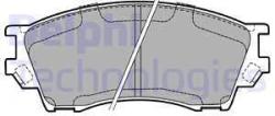 DELPHI set placute frana, frana disc DELPHI LP1063 (LP1063)