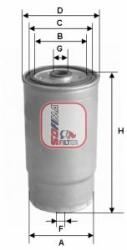 SOFIMA filtru combustibil SOFIMA S 1379 NR (S 1379 NR) - automobilus