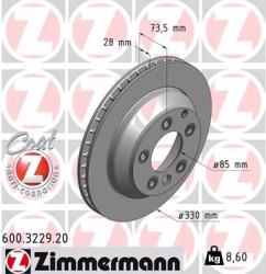 ZIMMERMANN Disc frana ZIMMERMANN COAT Z 600.3229. 20 (600.3229.20)