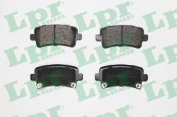 LPR set placute frana, frana disc LPR 05P1584 (05P1584)