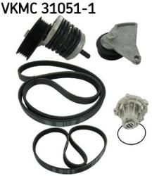 SKF Pompa apa + Set curea transmisie cu caneluri SKF VKMC 31051-1 (VKMC 31051-1) - automobilus