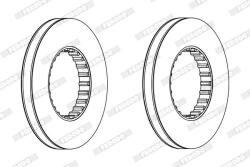 FERODO Disc frana FERODO PREMIER FCR249A (FCR249A)