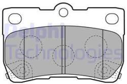 DELPHI set placute frana, frana disc DELPHI LP2130