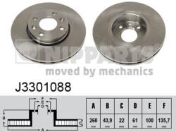 NIPPARTS Disc frana NIPPARTS J3301088 (J3301088)