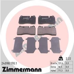 ZIMMERMANN set placute frana, frana disc ZIMMERMANN 24098.170. 1 - automobilus