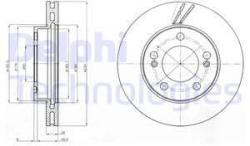 DELPHI Disc frana DELPHI BG4206 (BG4206) - automobilus