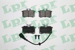 LPR set placute frana, frana disc LPR 05P853 (05P853)