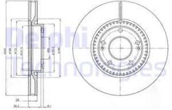 DELPHI Disc frana DELPHI BG4251C (BG4251C) - automobilus