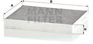 Mann-filter Filtru, aer habitaclu MANN-FILTER CUK 24 024 (CUK 24 024)