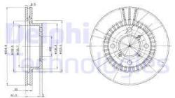 DELPHI Disc frana DELPHI BG3160 (BG3160)