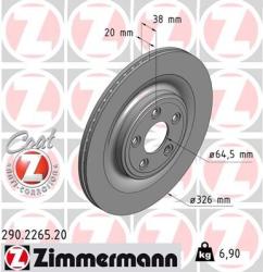 ZIMMERMANN Disc frana ZIMMERMANN COAT Z 290.2265. 20 (290.2265.20)