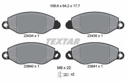 TEXTAR set placute frana, frana disc TEXTAR 2343401 (2343401)