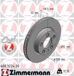 ZIMMERMANN Disc frana ZIMMERMANN 600.3224. 20 - automobilus