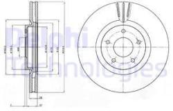 DELPHI Disc frana DELPHI BG4231C (BG4231C) - automobilus