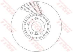 TRW Disc frana TRW SINGLE DF6891S (DF6891S)