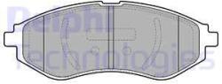 DELPHI set placute frana, frana disc DELPHI LP1895 (LP1895)