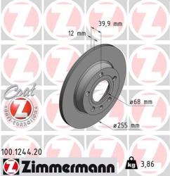 ZIMMERMANN Disc frana ZIMMERMANN COAT Z 100.1244. 20 (100.1244.20)